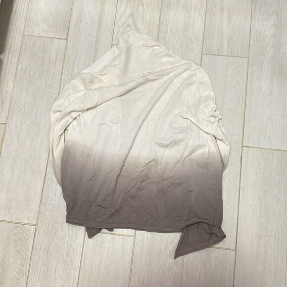 White and Warren cream/taupe cardigan Small - Picture 5 of 5